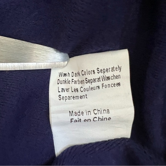 AMZPLUS Women’s Pullover Top Sz 5XL Color Blue Stretch Tiered Bottom Long Sleeve - Picture 6 of 10